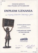 Nagroda główna Statuetka Fundacji „ABCXXI Cała Polska czyta dzieciom” za najlepiej przeprowadzoną kampanię społeczną „Cała Polska czyta dzieciom”