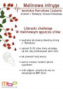 Literacki challenge W malinowym gąszczu słów