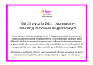 Od 25.01.2021 roku wznawiamy rezerwację zamówień magazynowych