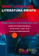 Znikąd z miłością. Josif Brodski: poeta i świat – wykład online