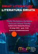 Między Wschodem a Zachodem. Twórczość Orhana Pamuka – wykład online w Miejskiej Bibliotece Publicznej w Jaśle