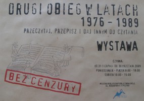 Wystawa: Drugi obieg w latach 1976 - 1989