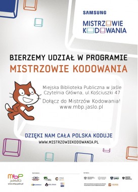 Akcje: Mistrzowie Kodowania w jasielskiej Bibliotece