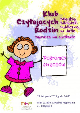 Kluby: Pogromcy Strachów - wieczór grozy w Klubie Czytających Rodzin