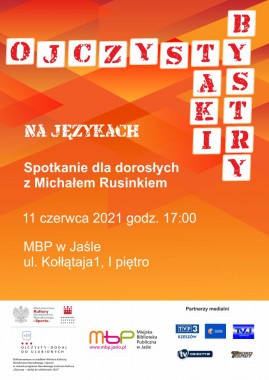 Projekty: Na językach - spotkanie autorskie dla dorosłych z Michałem Rusinkiem