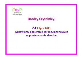 Przywracamy pobieranie opłat