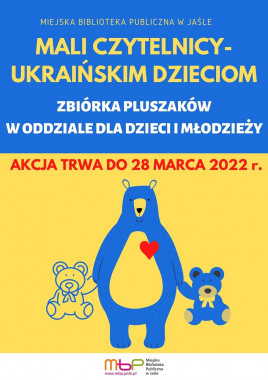 Akcje: Mali czytelnicy – ukraińskim dzieciom