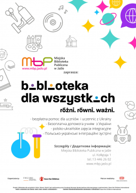 Projekty: Biblioteka dla wszystkich. Różni. Równi. Ważni.