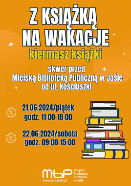 Z książką na wakacje – kiermasz książek